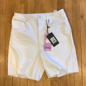 Refuge ultra high rise denim shorts